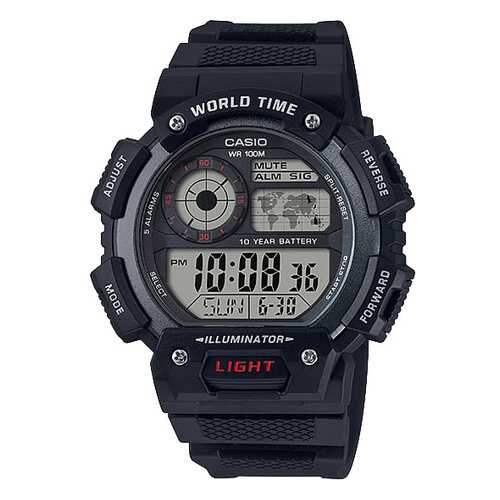 Наручные часы электронные мужские Casio Illuminator Collection AE-1400WH-1A в Снежная Королева