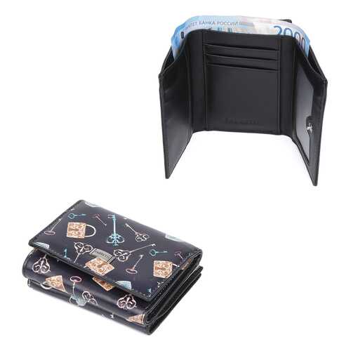 Кошелек женский FABRETTI 41003P-Keys2 черный в Снежная Королева