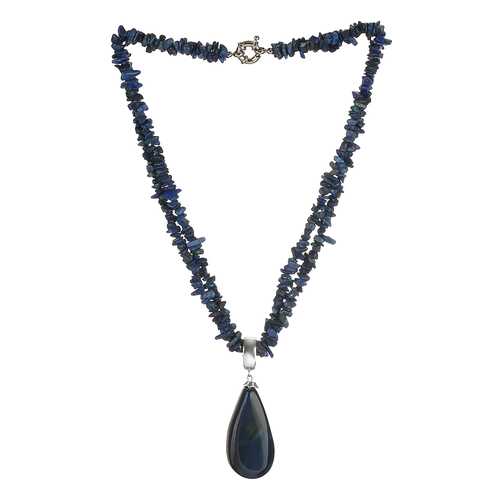 Бусы женские My-bijou 303-988 синие в Снежная Королева