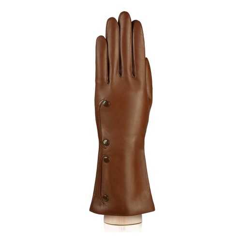 Перчатки женские Eleganzza F-IS0062 коричневые 6.5 в Снежная Королева