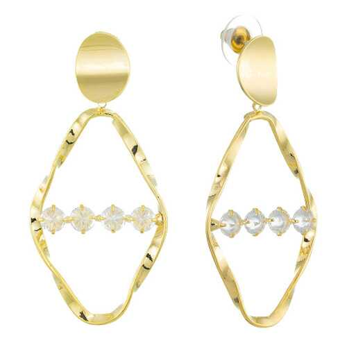 Серьги Corona Style B006E1797602 золотистые в Снежная Королева