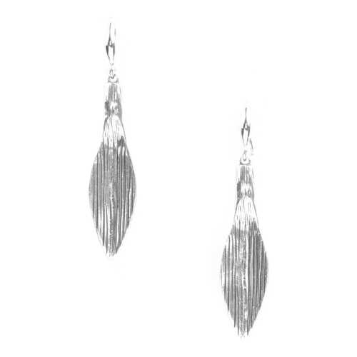Серьги женские ORI TAO OT-12-29006 серебристые в Снежная Королева