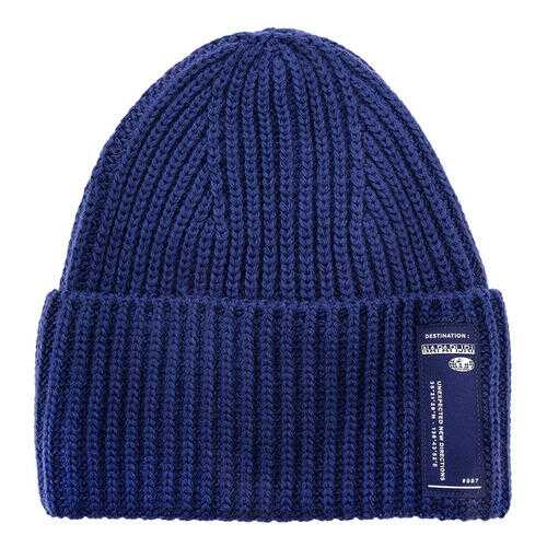 Шапка женская Napapijri N0YKCXVB1 синий ONE SIZE в Снежная Королева