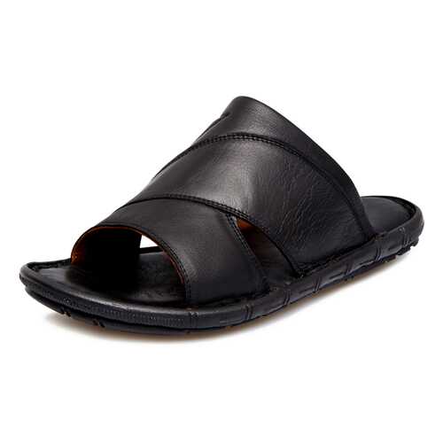 Шлепанцы мужские Pierre Cardin 03106110 черные 42 RU в Снежная Королева