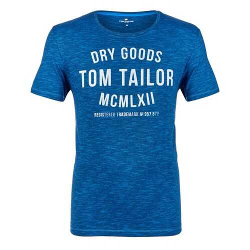 Футболка мужская TOM TAILOR 1008640-21869 синяя L в Снежная Королева