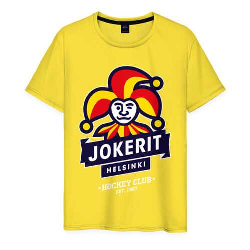 Футболка мужская ВсеМайки 1666985 желтая XXXL в Снежная Королева