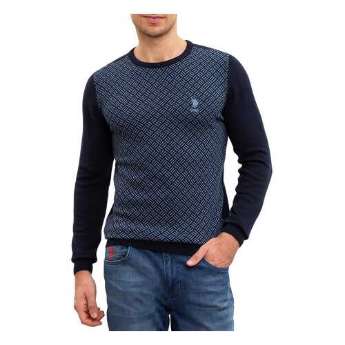 Джемпер мужской U.S. POLO Assn. G081SZ0TK0MESSA синий S в Снежная Королева