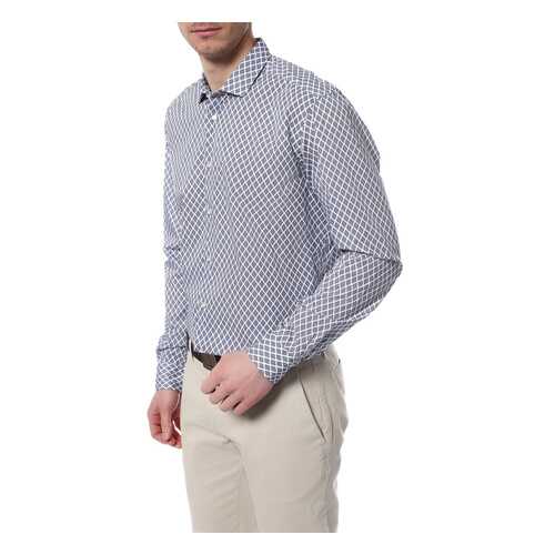 Рубашка мужская BRIAN DALES BS52W ST6728.002 синяя 43 DE в Снежная Королева