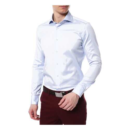 Рубашка мужская ROSSI RS0005 (BAG47A7U UC0804) голубая 43 IT в Снежная Королева
