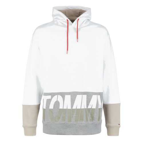 Толстовка мужская Tommy Jeans DM0DM07876 YBR белая XXL в Снежная Королева