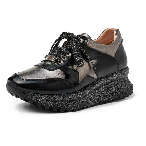 Кроссовки женские Pierre Cardin TR-MN-108-1713 черные/серебристые 40 RU в Снежная Королева