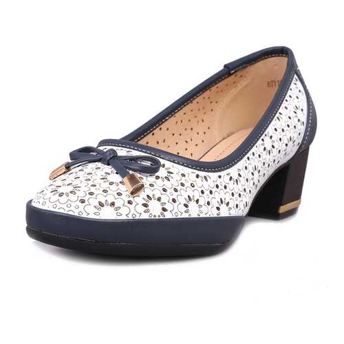Туфли женские T.Taccardi 27306460 белые/синие 41 RU в Снежная Королева