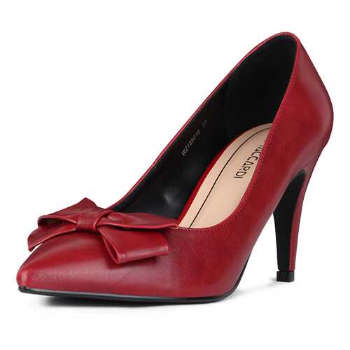 Туфли женские T.Taccardi K0483PM-7B бордовые 40 RU в Снежная Королева
