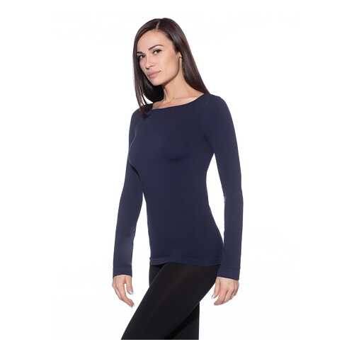 Лонгслив женский Giulia синий S/M в Снежная Королева