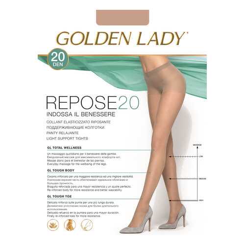 Колготки Golden Lady REPOSE 20, melon, 5/XL в Снежная Королева