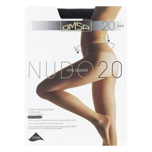 Колготки Omsa NUDO 20 VITA BASSA / Nero (Черный) / 4 (L) в Снежная Королева