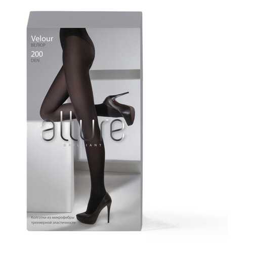 Колготки женские ALLURE ALL VELOUR 200 черные 4 в Снежная Королева