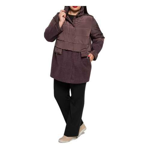 Куртка женская KR 7702 коричневая 58 RU в Снежная Королева