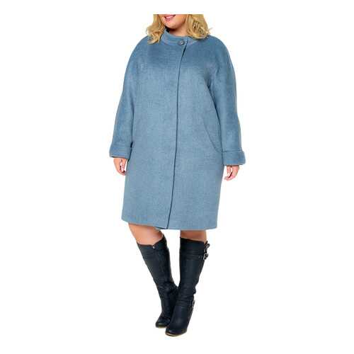 Пальто женское KR 7715 голубое 50 RU в Снежная Королева