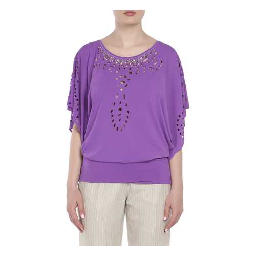 Туника женская Maria Grazia Severi 6601/2005/825 фиолетовая 44 IT в Снежная Королева