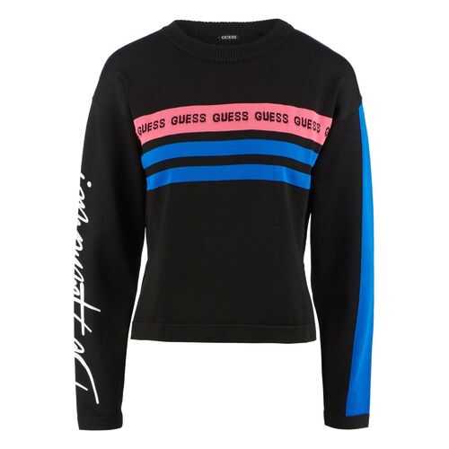 Джемпер женский Guess W0YR0D-Z2G50 черный XS в Снежная Королева