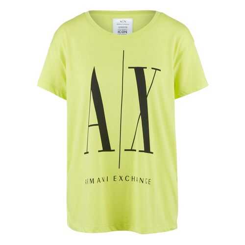 Футболка женская Armani Exchange 8NYTCX YJG3Z желтая XS в Снежная Королева