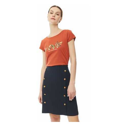 Футболка женская TOM TAILOR Denim 1017504-19759 красная XS в Снежная Королева