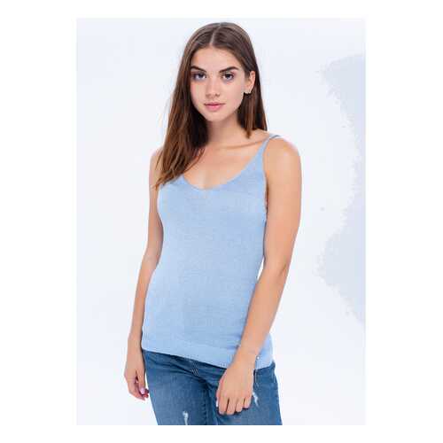 Майка женская Corona Style 2711124 голубая One size в Снежная Королева