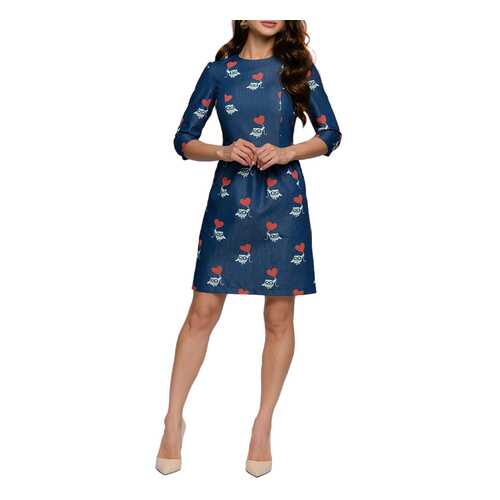 Платье женское D&M by 1001DRESS DM00602DB синее S в Снежная Королева