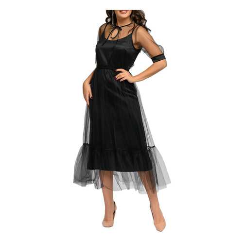 Вечернее платье женское D&M by 1001DRESS DM01734BB черное XS в Снежная Королева